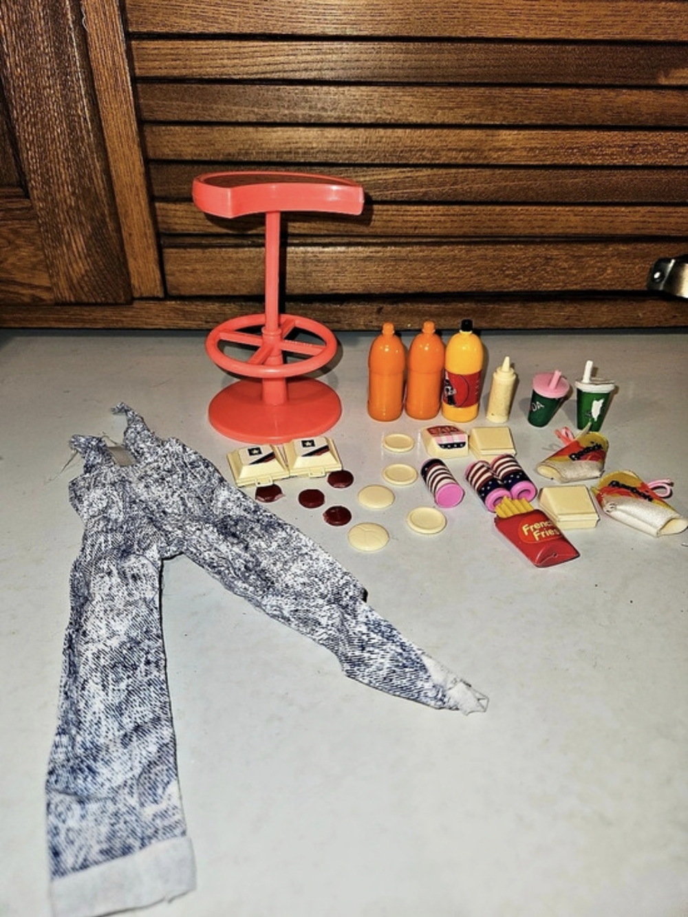1990 Barbie All American Coveralls Sneakers And Accessories